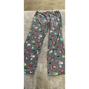 Family PJs Macys Womens Medium Gray Holiday Pug Print Pajama Pants Loungewear